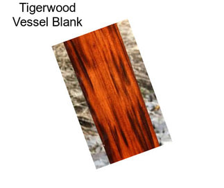 Tigerwood Vessel Blank