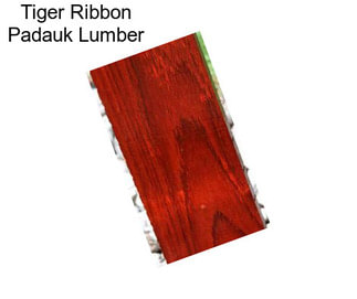 Tiger Ribbon Padauk Lumber