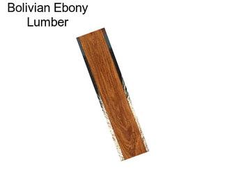 Bolivian Ebony Lumber