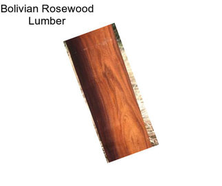 Bolivian Rosewood Lumber