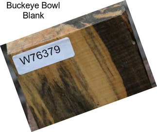 Buckeye Bowl Blank