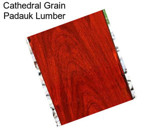 Cathedral Grain Padauk Lumber