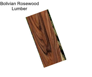 Bolivian Rosewood Lumber