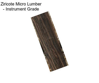 Ziricote Micro Lumber - Instrument Grade