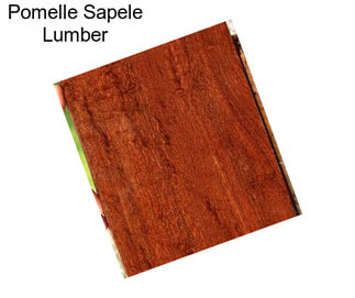 Pomelle Sapele Lumber