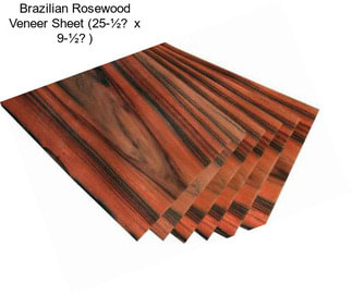 Brazilian Rosewood Veneer Sheet (25-½ x 9-½)