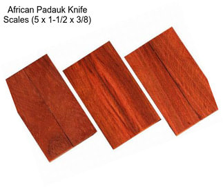 African Padauk Knife Scales (5\