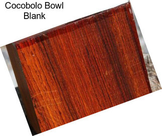 Cocobolo Bowl Blank