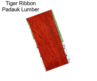 Tiger Ribbon Padauk Lumber