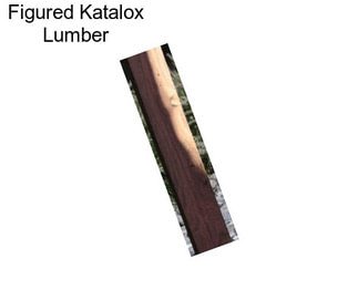 Figured Katalox Lumber