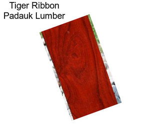 Tiger Ribbon Padauk Lumber