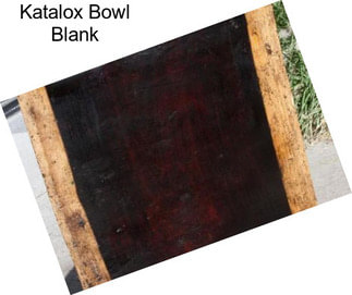 Katalox Bowl Blank