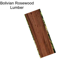 Bolivian Rosewood Lumber