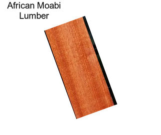 African Moabi Lumber