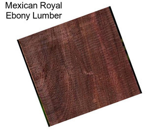 Mexican Royal Ebony Lumber