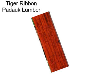 Tiger Ribbon Padauk Lumber