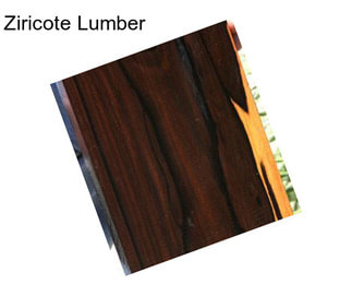 Ziricote Lumber