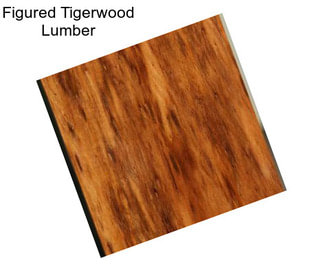 Figured Tigerwood Lumber