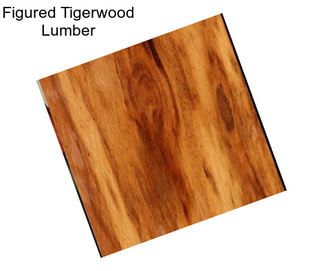 Figured Tigerwood Lumber