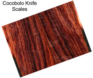 Cocobolo Knife Scales