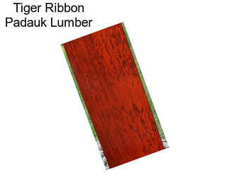 Tiger Ribbon Padauk Lumber