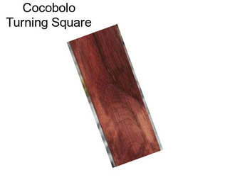 Cocobolo Turning Square