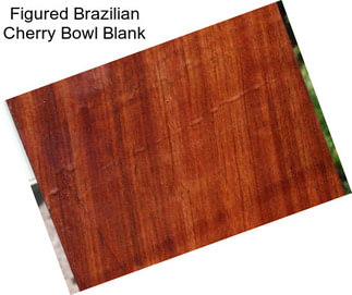 Figured Brazilian Cherry Bowl Blank