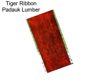 Tiger Ribbon Padauk Lumber