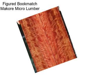 Figured Bookmatch Makore Micro Lumber