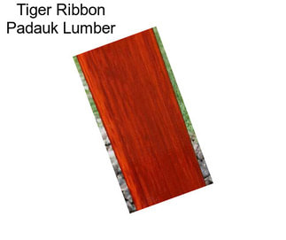 Tiger Ribbon Padauk Lumber