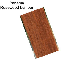 Panama Rosewood Lumber