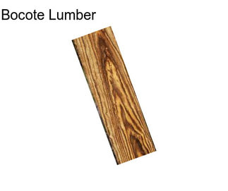 Bocote Lumber