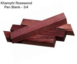 Khamphi Rosewood Pen Blank - 3/4\