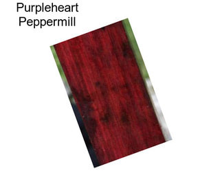 Purpleheart Peppermill