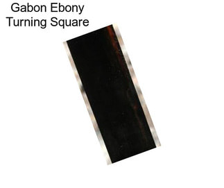 Gabon Ebony Turning Square