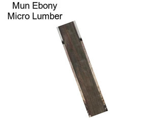 Mun Ebony Micro Lumber