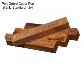 Port Orford Cedar Pen Blank, Standard - 3/4\