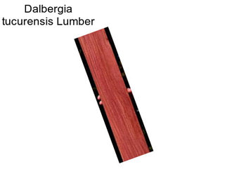 Dalbergia tucurensis Lumber