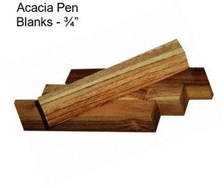 Acacia Pen Blanks - ¾”