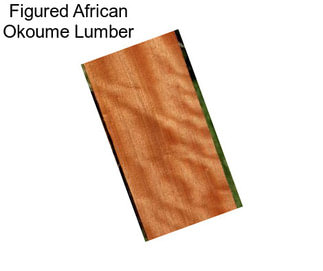 Figured African Okoume Lumber