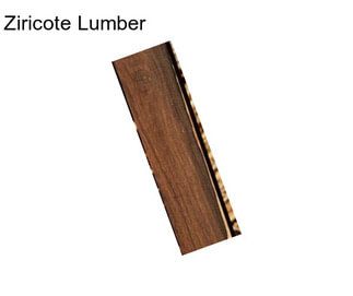 Ziricote Lumber