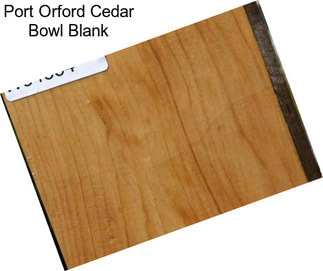 Port Orford Cedar Bowl Blank