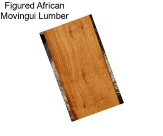 Figured African Movingui Lumber