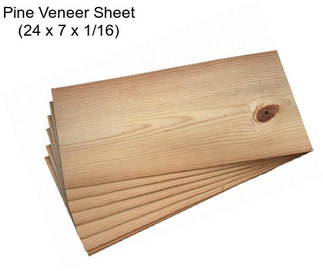 Pine Veneer Sheet (24\