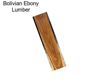 Bolivian Ebony Lumber