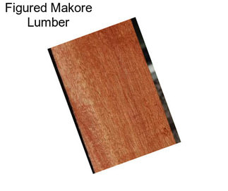 Figured Makore Lumber