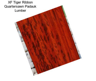 XF Tiger Ribbon Quartersawn Padauk Lumber