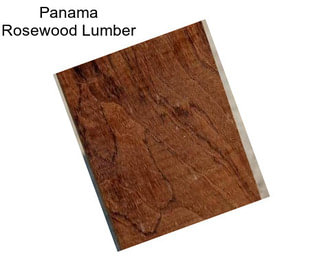 Panama Rosewood Lumber