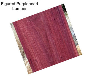 Figured Purpleheart Lumber