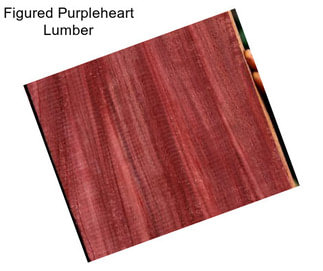 Figured Purpleheart Lumber